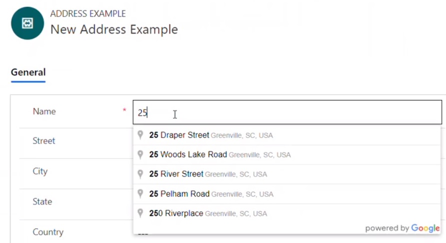 Address Autocomplete