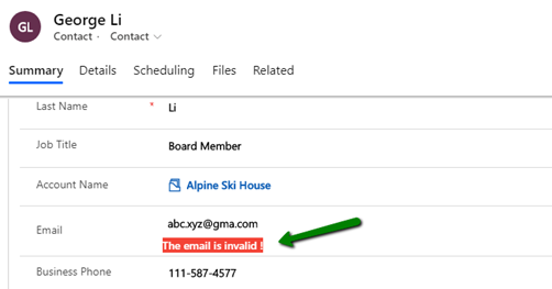 Email Validator Control