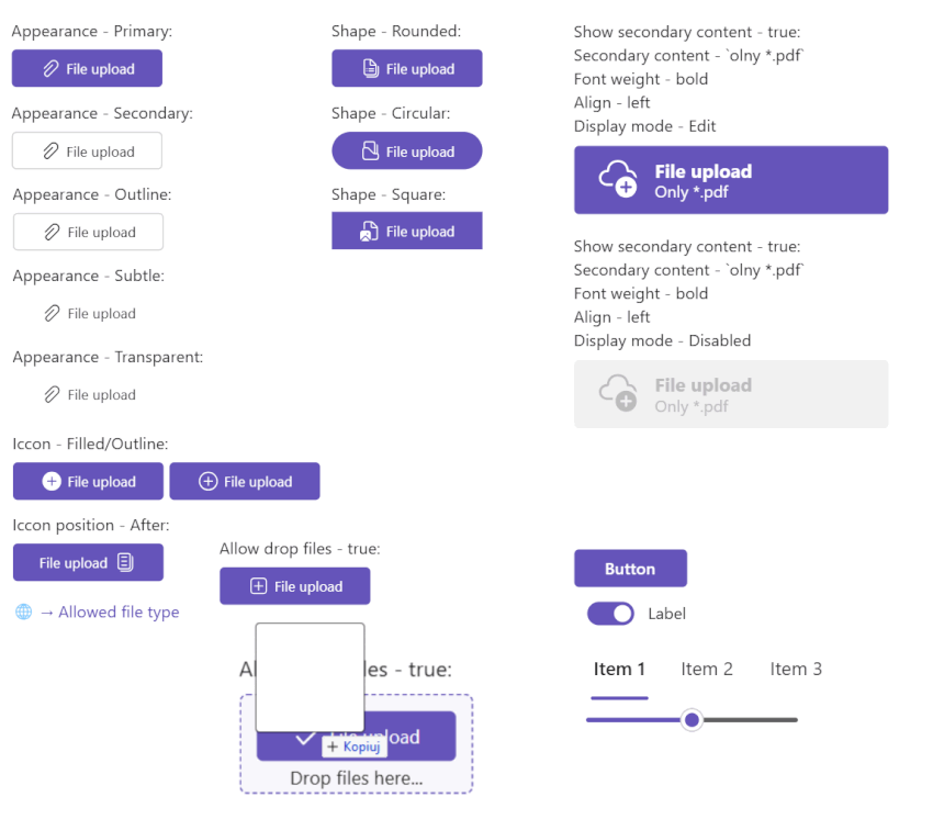 Fluent File Import Control