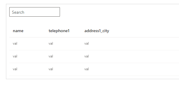 Fluent UI Grid