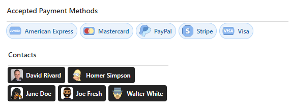 FluentUI TagList