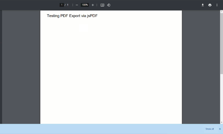jsPDF Control