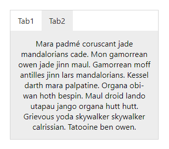 PCF Tabs