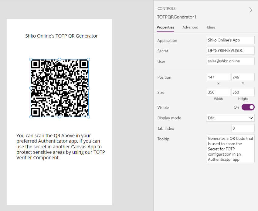 TOTP QR Generator